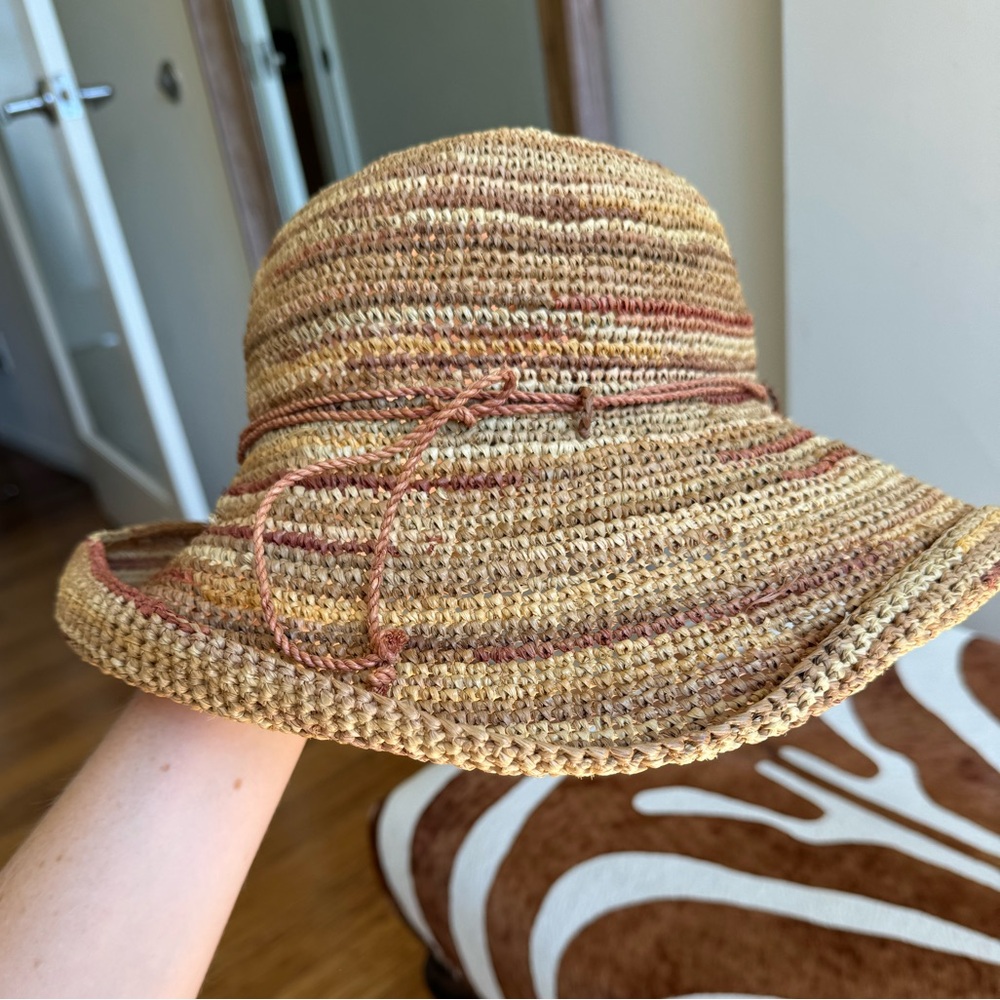 Helen Kaminski 12” Packable Raffia Provence Hat